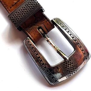Brighton Onyx Leather Belt